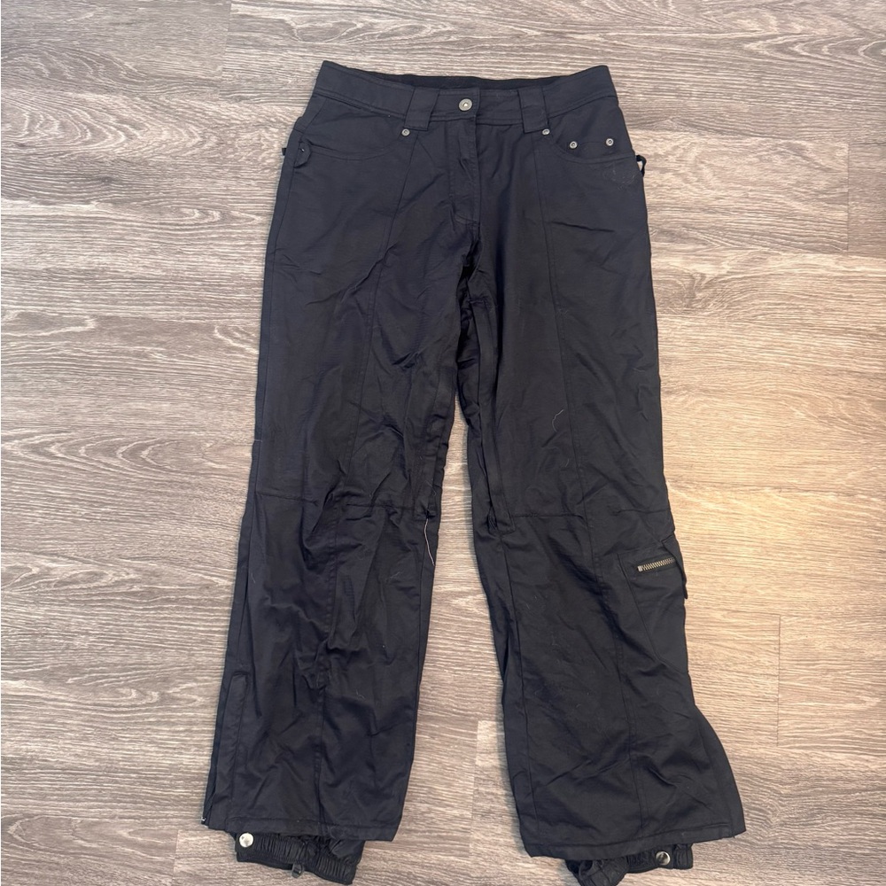 Powder Room Women's Black Utility Snow Pants XS